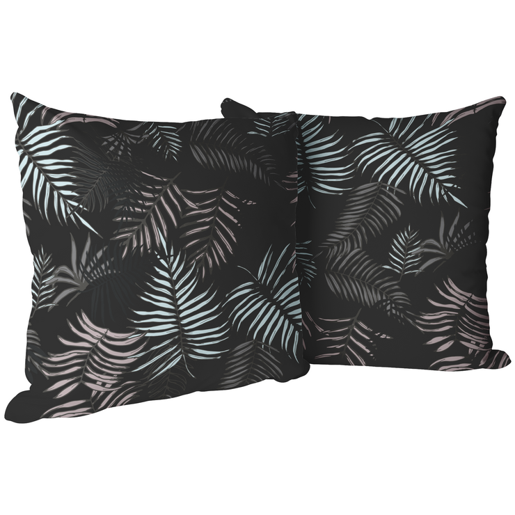 "Dark Foliage" Throw Pillow