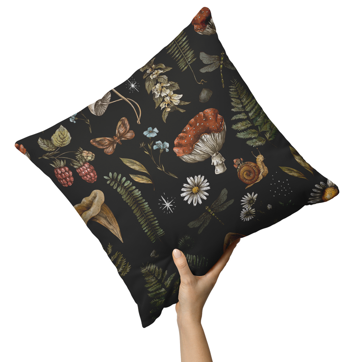 "Dark Forest" Throw Pillow