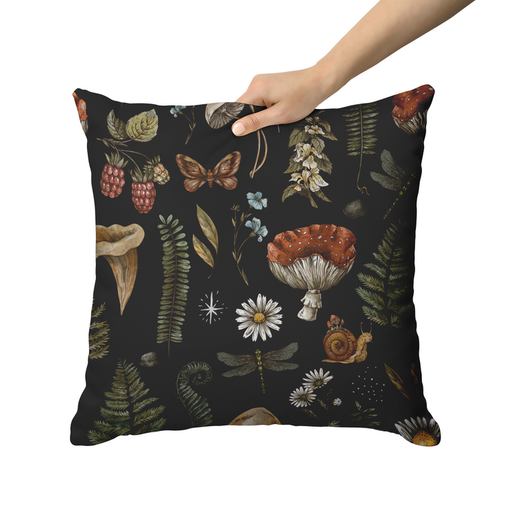 "Dark Forest" Throw Pillow