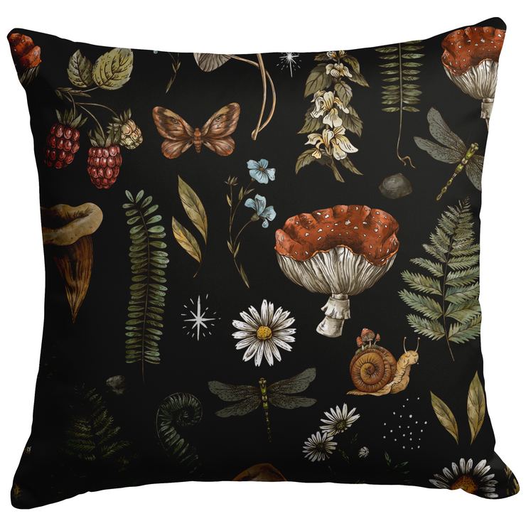 "Dark Forest" Throw Pillow