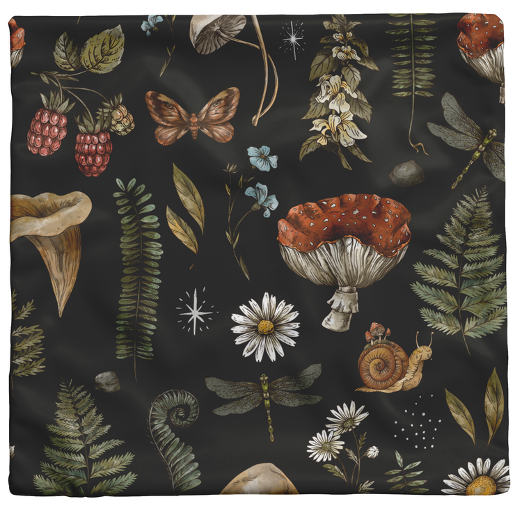 "Dark Forest" Throw Pillow