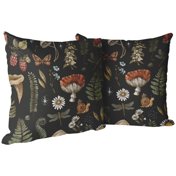 "Dark Forest" Throw Pillow