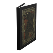 Death of a Crow Hardcover Writing Journal - Black Notebook with Filigree Frame Artwork - Crow Design - Gothic-Themed Stationery - Perfect for Writing and Sketching - Stylish Black Hardcover - Ideal Gift for Writers and Artists