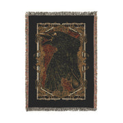 Death of a Crow 100% Cotton Woven Throw Blanket