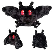 Dread Mothman Cryptid Plush Toy - 11-Inch Tall Furry Soft Polyester Toy - Cuddly Creature from West Virginia Folklore - High-Quality with Embroidered Details - Perfect for Cryptid and Folklore Fans