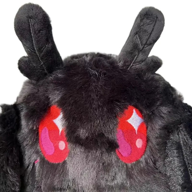 Dread Mothman Cryptid Plush Toy - 11-Inch Tall Furry Soft Polyester Toy - Cuddly Creature from West Virginia Folklore - High-Quality with Embroidered Details - Perfect for Cryptid and Folklore Fans