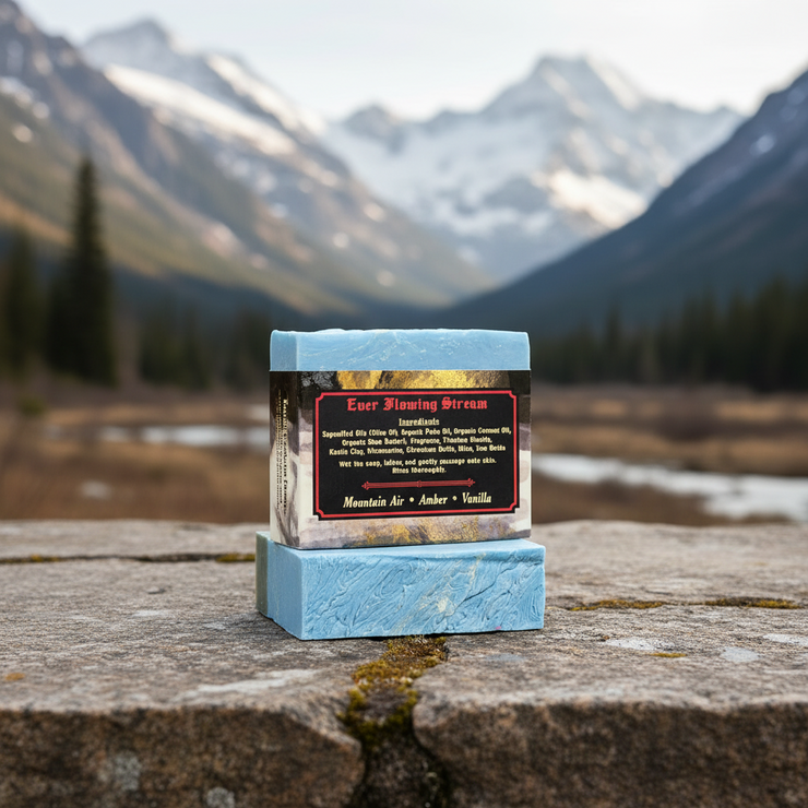 "Ever Flowing Stream" Handmade Vegan Bar Soap