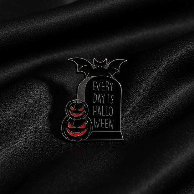 "Every Day is Halloween" Enamel Lapel Pin