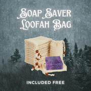 Farewell to Winter 3 Soap Bundle with Cotton Soap Saver Loofah Bag Included Free. Limited edition winter soap collection makes a great gift. Bundle includes In My Kingdom Cold, Sweet Tooth, and No Presents for Christmas. Experience the difference of natural, organic, handmade, vegan soaps. 