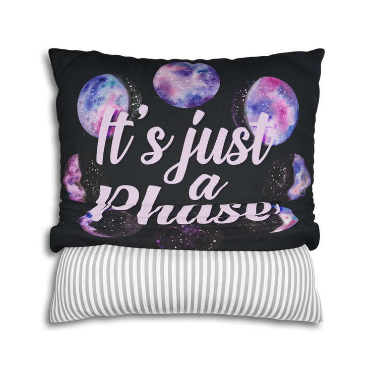 "It's Just a Phase" Throw Pillow