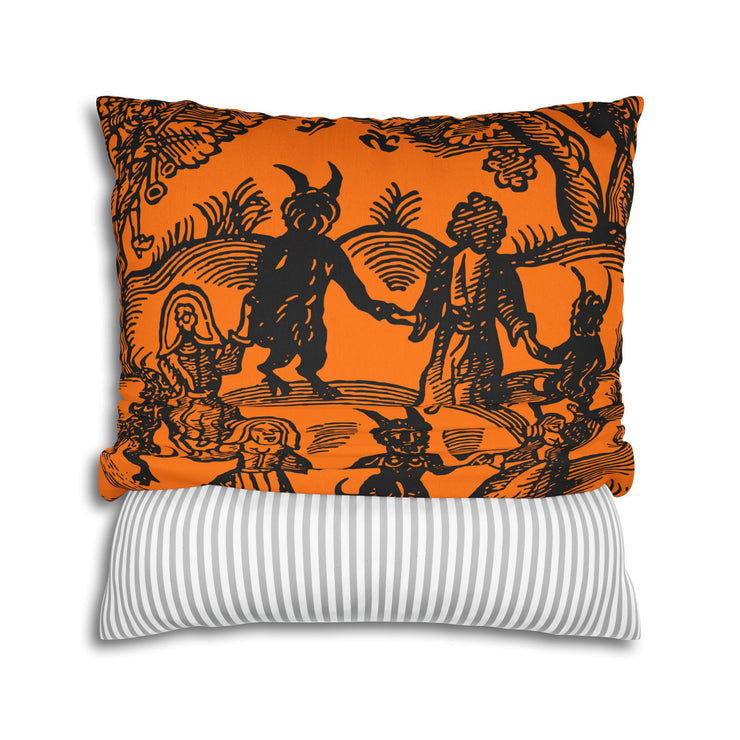 "Dance with the Devil" Throw Pillow