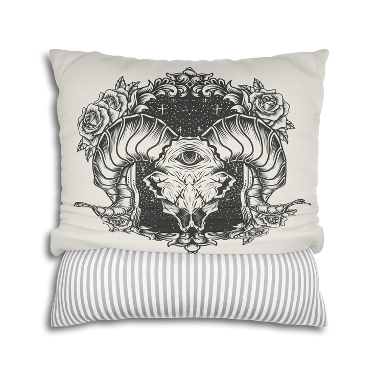 "Ram Skull" Throw Pillow