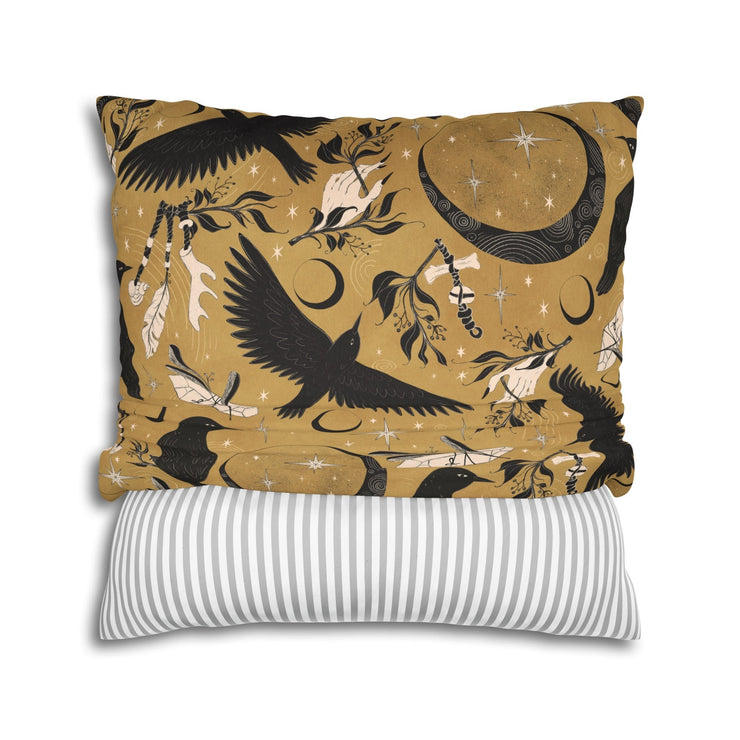 "Corbeau Lune" Coussin