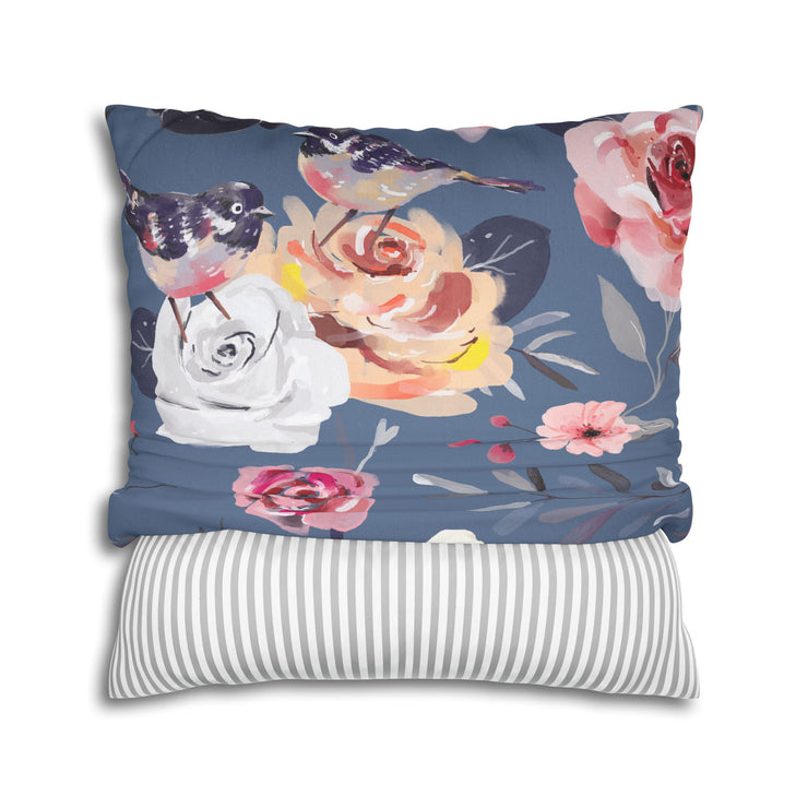 "Watercolor Birds" Throw Pillow