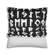 "Elder Futhark Runes" Throw Pillow