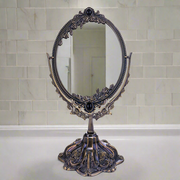 Miroir de maquillage de table de style antique