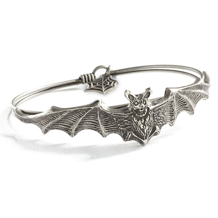 Creatures of the Night Gothic Bat Bangle Bracelet