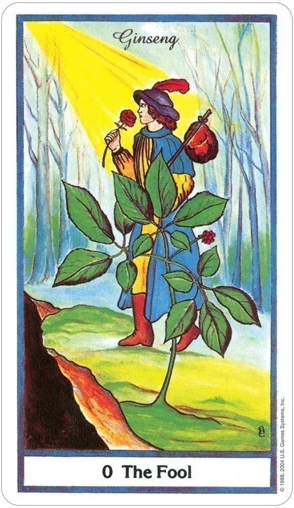 The Herbal Tarot by Michael Tierra and Candis Cantin Tarot Deck