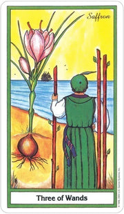 The Herbal Tarot by Michael Tierra and Candis Cantin Tarot Deck