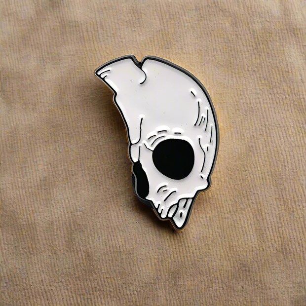 Half Dome Skull Enamel Lapel Pin