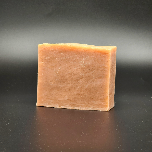 Bar of soap on a black background