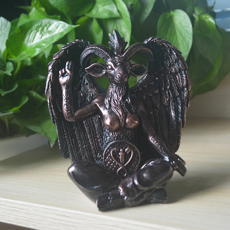 Sanctum of the Baphomet Bronze Resin Sculpture