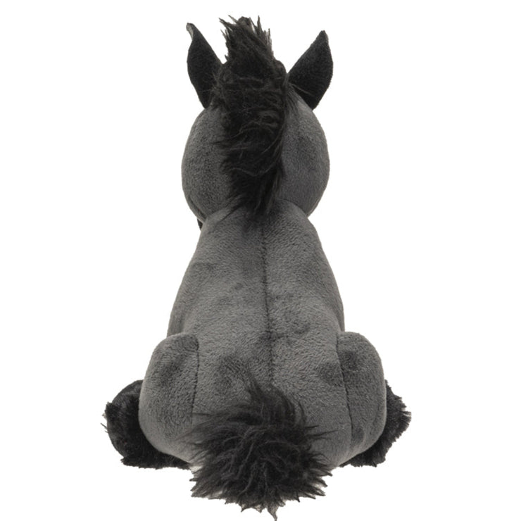 Hellions Series Black Unicorn Plush Toy - 9-Inch Tall High-Quality Polyester Plush - Gothic Collectible for Kids and Adults - Stylish and Cute with Embroidered Details - Perfect for Fantasy and Gothic Fans