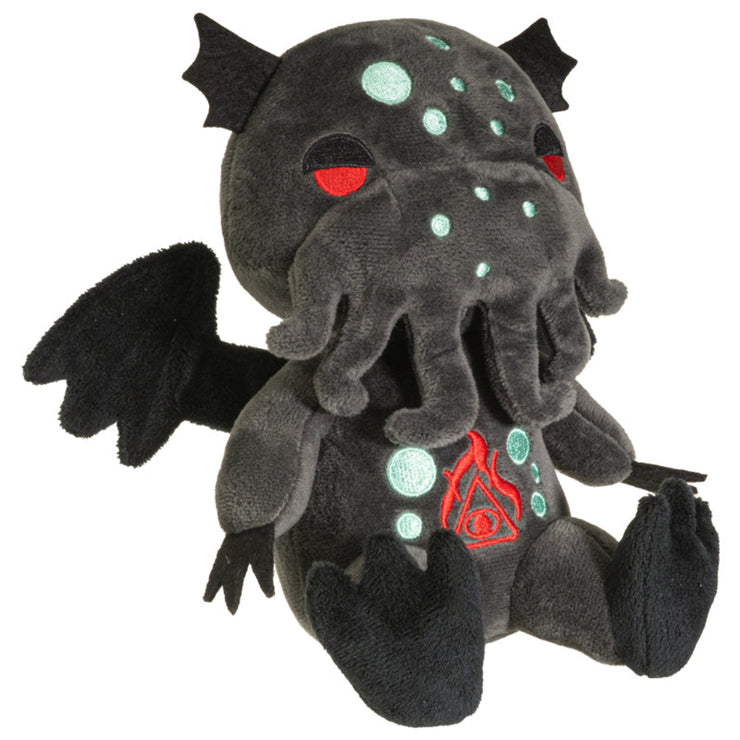 Hellions Series Cthulhu Plush Toy - 7.75-Inch Tall Soft Polyester Plush - Detailed with Embroidered Features - Mythical Eldritch Abomination from HP Lovecraft - Gothic Decor Toy Gift for Kids and Adults