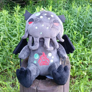 Hellions Series Cthulhu Plush Toy - 7.75-Inch Tall Soft Polyester Plush - Detailed with Embroidered Features - Mythical Eldritch Abomination from HP Lovecraft - Gothic Decor Toy Gift for Kids and Adults