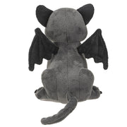 Hellions Series Vampire Cat Plush Toy - 8-Inch Tall Soft Polyester Plush with Black Wings - Detailed with Embroidered Features - Gothic Collectible Toy Gift for Kids and Adults - Perfect for Fans of Gothic Themes and Cat Lovers