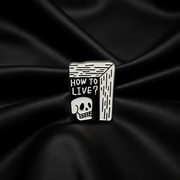 "How to Live?" Enamel Lapel Pin