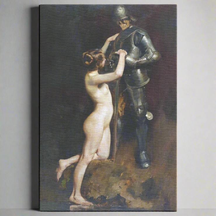 "In The Name of Humanity" by Jan Kleintjes Rectangle Canvas Wrap