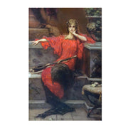 "Lady in Red" by Talbot Hughes Matte Poster