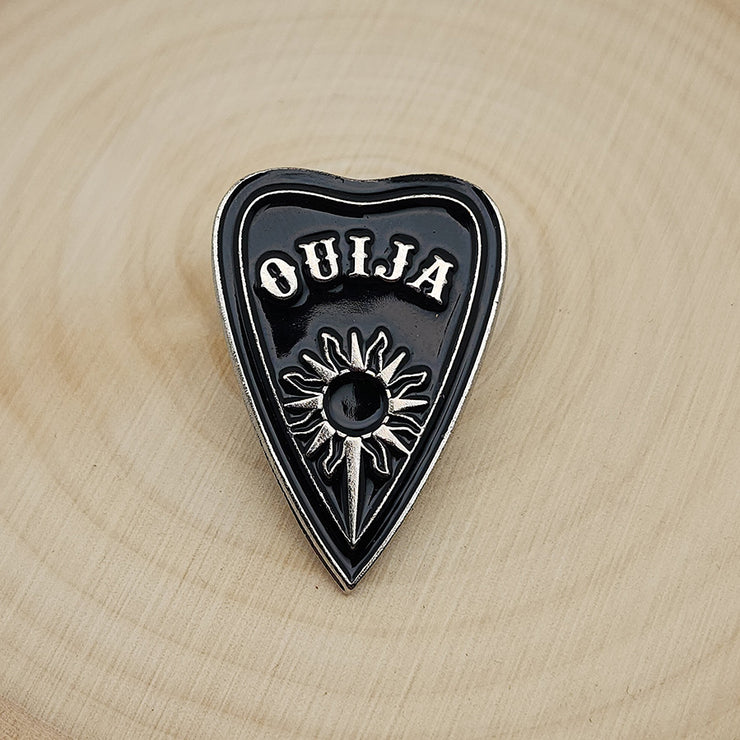 Ouija Planchette Enamel Lapel Pin