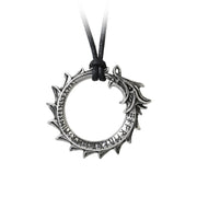 Jormundgard the World Serpent Necklace by Alchemy Gothic