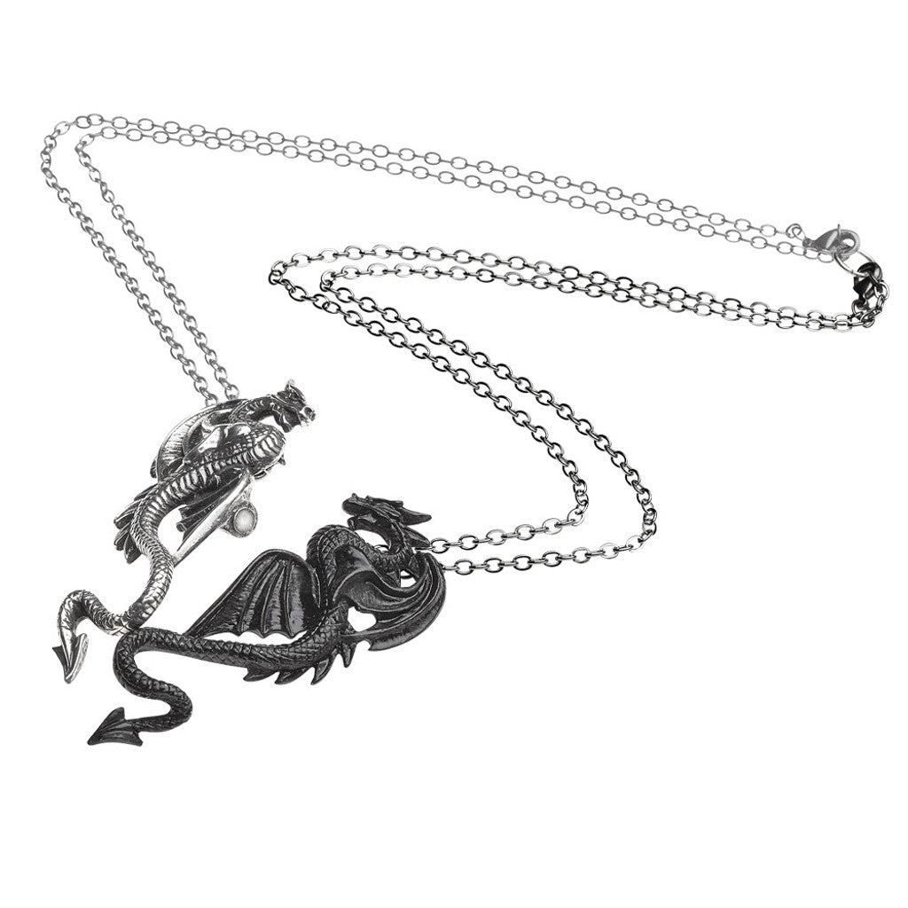 Draconic Tryst Couples Necklace Set by Alchemy Gothic – Bleak Boutique