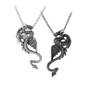 Draconic Tryst Couples Necklace by Alchemy Gothic