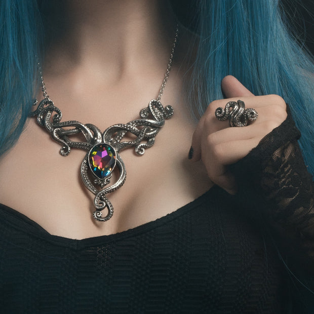 Kraken Necklace by Alchemy Gothic