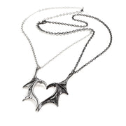 Darkling Heart Couples Necklace by Alchemy Gothic