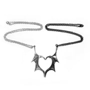 Darkling Heart Couples Necklace by Alchemy Gothic