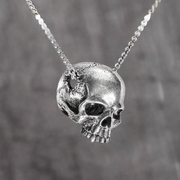 Nosferatu's Lament Skull Necklace by Alchemy Gothic