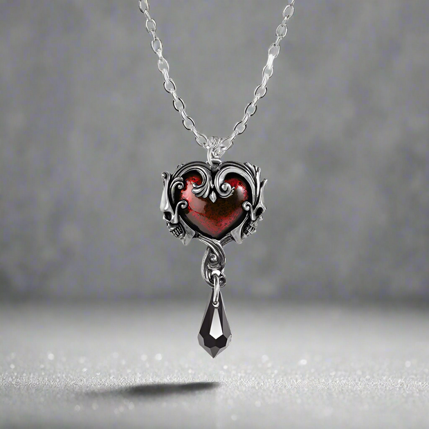 Petite Affair du Coeur Necklace by Alchemy Gothic