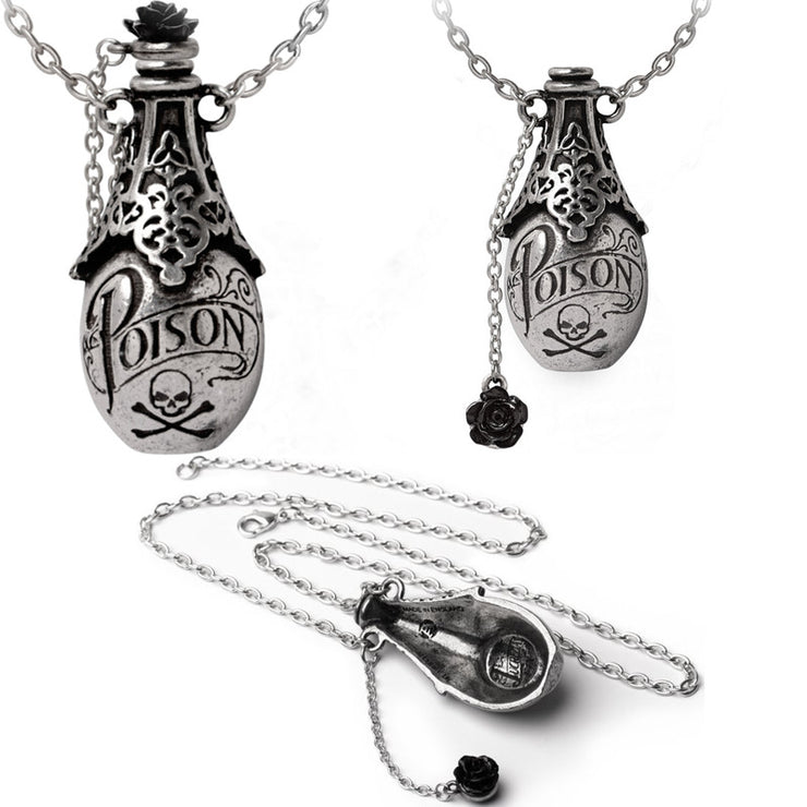 Lucrezia's Fix Poison Bottle Necklace by Alchemy Gothic