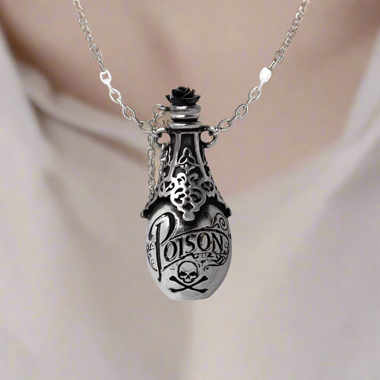 Lucrezia's Fix Poison Bottle Necklace by Alchemy Gothic