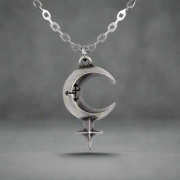 Symbol of Lilith Necklace by Alchemy Gothic