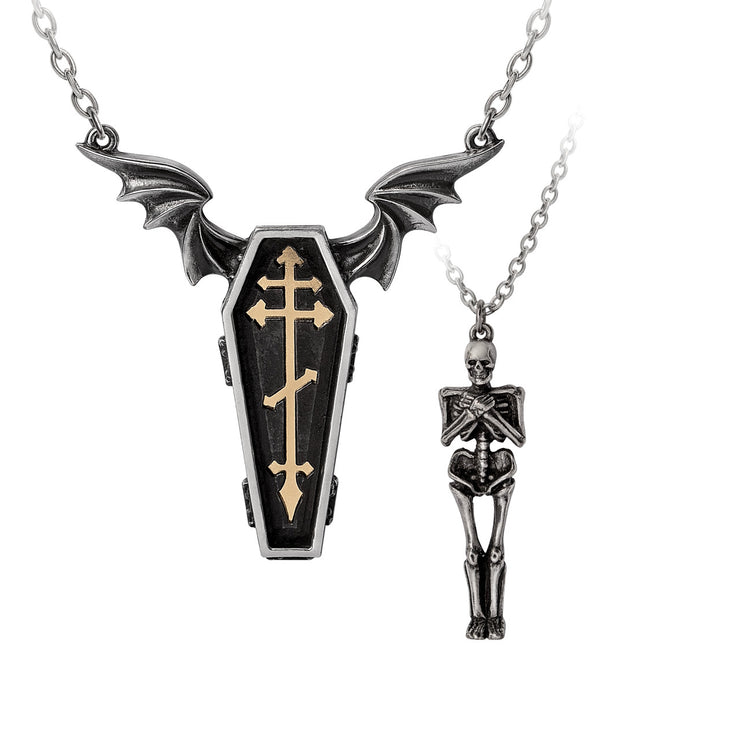 Undying Homage Couple's Necklace Set by Alchemy Gothic