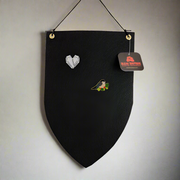 Enamel Pin Collection Display Banner - Shield