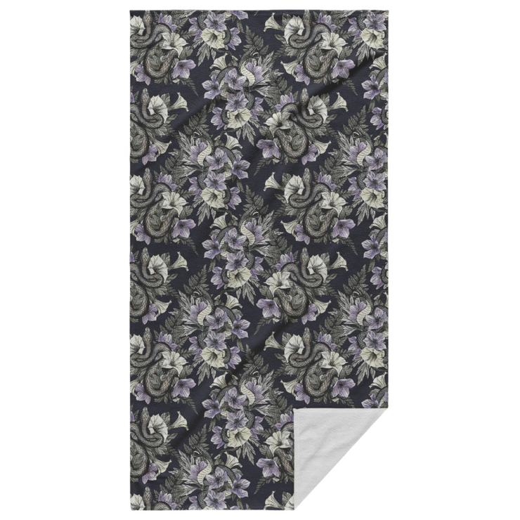 Poison_Garden_Beach_Towel_Main_Fold_Vertical_Mockup.png