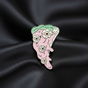 Possessed Pepperoni Enamel Lapel Pin