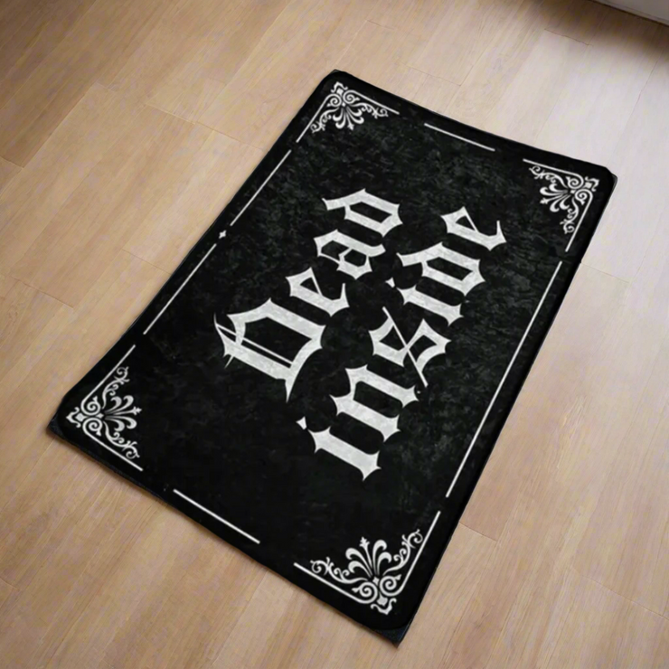 "Dead Inside" Gothic Black Doormat